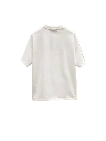 Staggered Logo Graphic T-Shirt – Birch Premium Cotton Tee