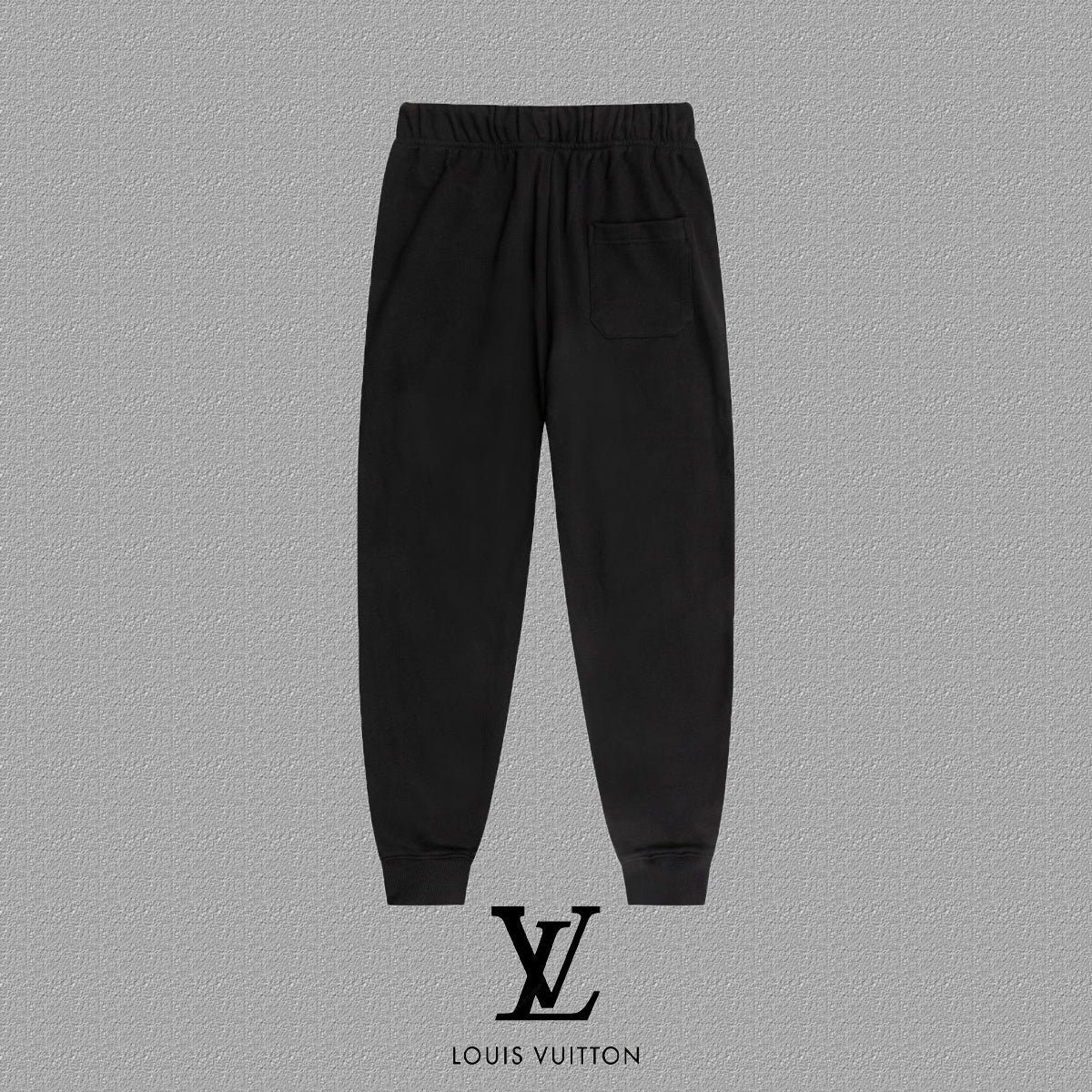 Luxury Logo Jogger Pants – Black Premium Streetwear Fit