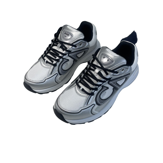 B30 Countdown Silver Sneaker – Technical Mesh with Reflective CD30 Signature