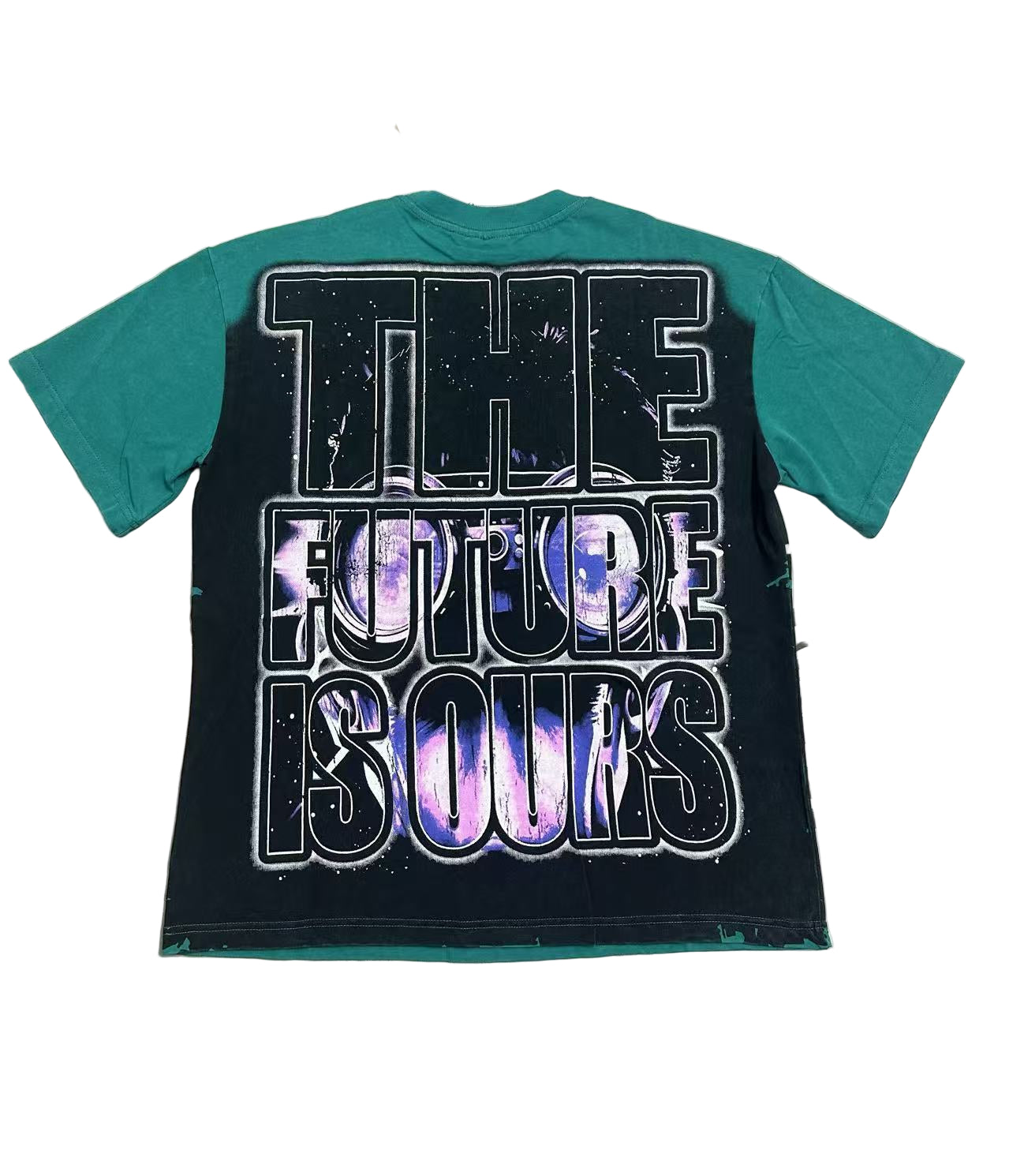 Black & Green "The Future Goggles" Graphic T-Shirt