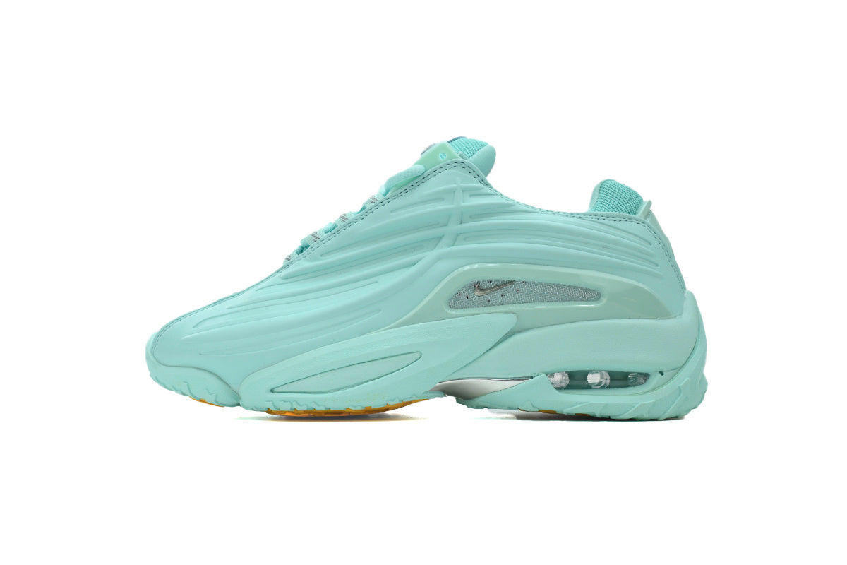 Light blue sneaker on a white background