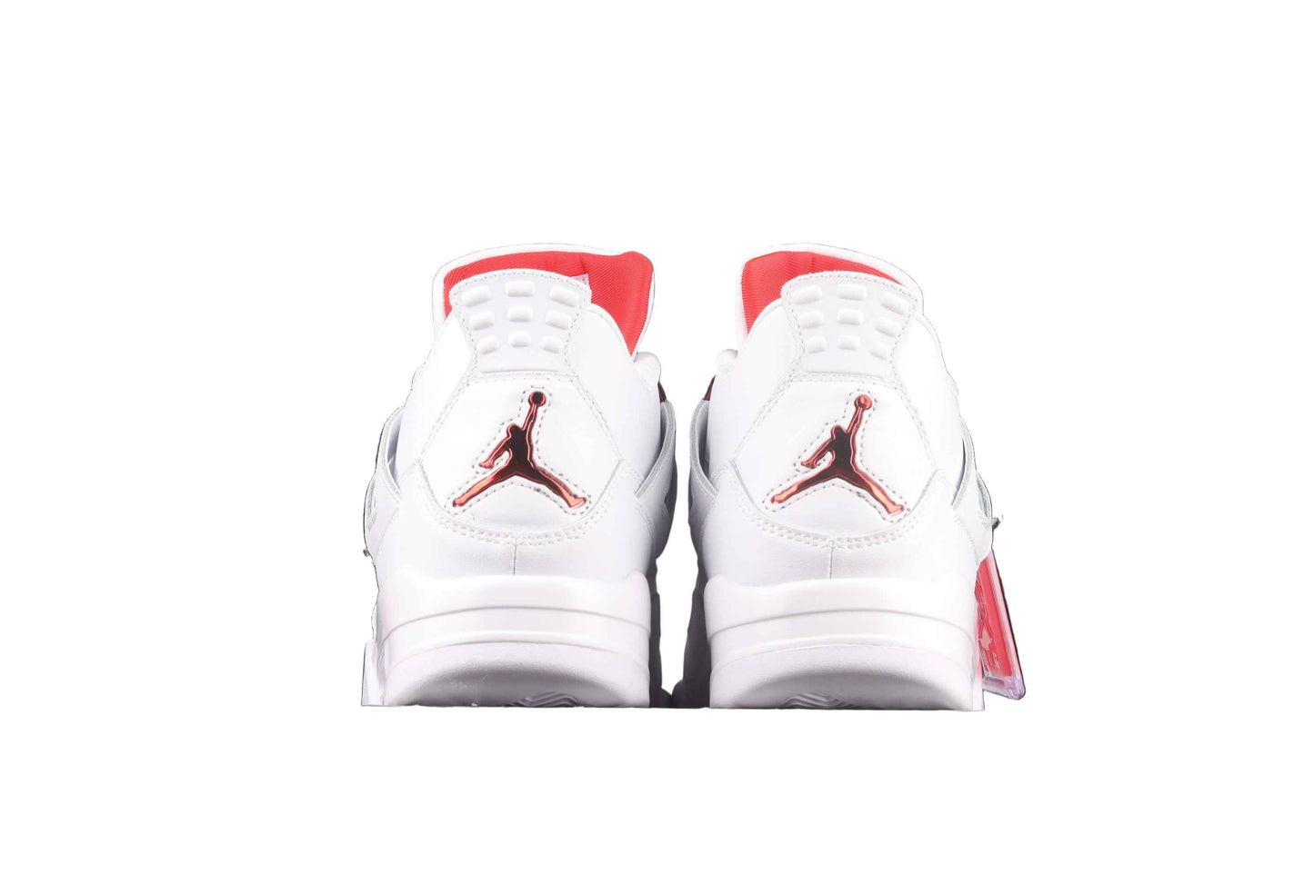 “Red Metallic Retro Style Sneaker – CT8527-112 White & Red Edition - TruVybe Essentials