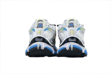 772767 W3RNY 0213 Luxury Runner Sneaker – White Blue Yellow Edition - TruVybe Essentials