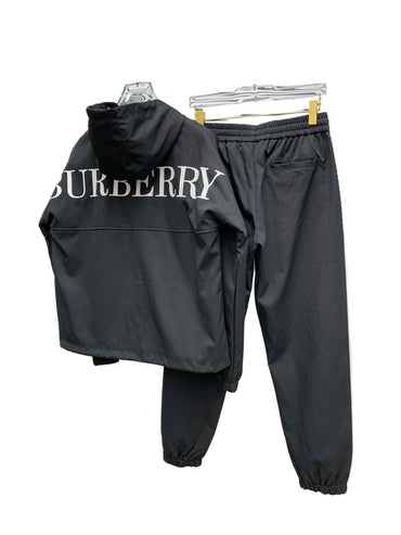 2-Piece Luxury Tracksuit – Black Graphic Zip Hoodie & Jogger Set - TruVybe Essentials