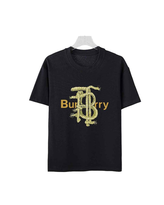 White Luxury Graphic T-Shirt – Gold Rope Letter Design - TruVybe Essentials