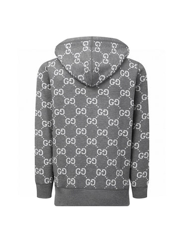 Zip-Up Long-Sleeved Reversible Hoodie