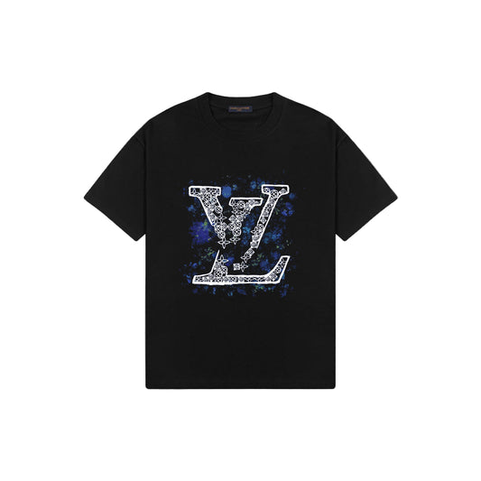 Custom Embellished Cotton T-Shirt – Beaded Signature Design - TruVybe Essentials