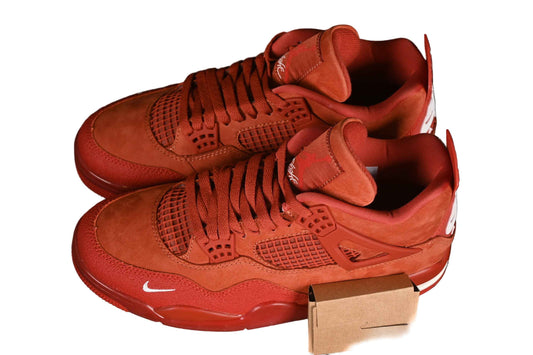 BMX-Inspired “Brick by Brick” High-Top Sneaker – Orange Suede Edition - TruVybe Essentials