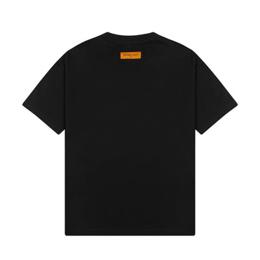 Black t-shirt with a