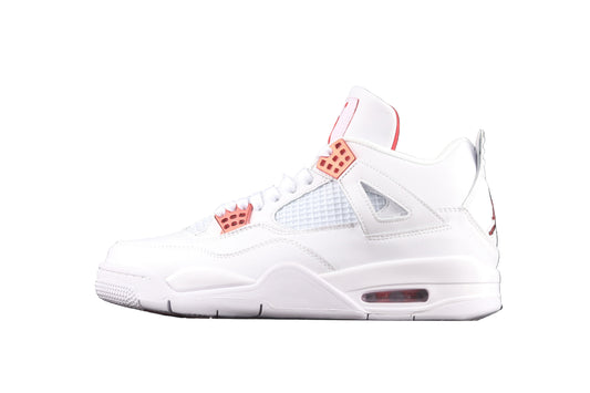 “Red Metallic Retro Style Sneaker – CT8527-112 White & Red Edition