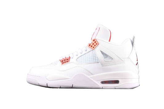 “Red Metallic Retro Style Sneaker – CT8527-112 White & Red Edition - TruVybe Essentials