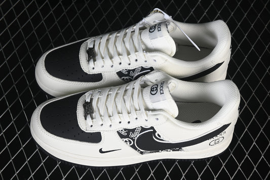 Custom Low-Top Sneaker – Black & White