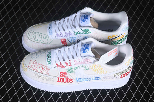 Custom City Map Low-Top Sneaker