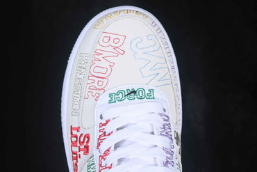 Custom City Map Low-Top Sneaker