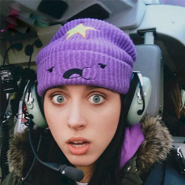 Embroidered Woolen Winter Pullover Hat