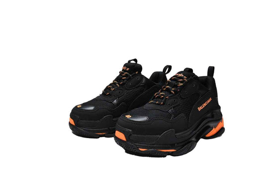 536737 W2FA1 9188 Triple-Layer Chunky Sneaker – Black Orange Edition - TruVybe Essentials