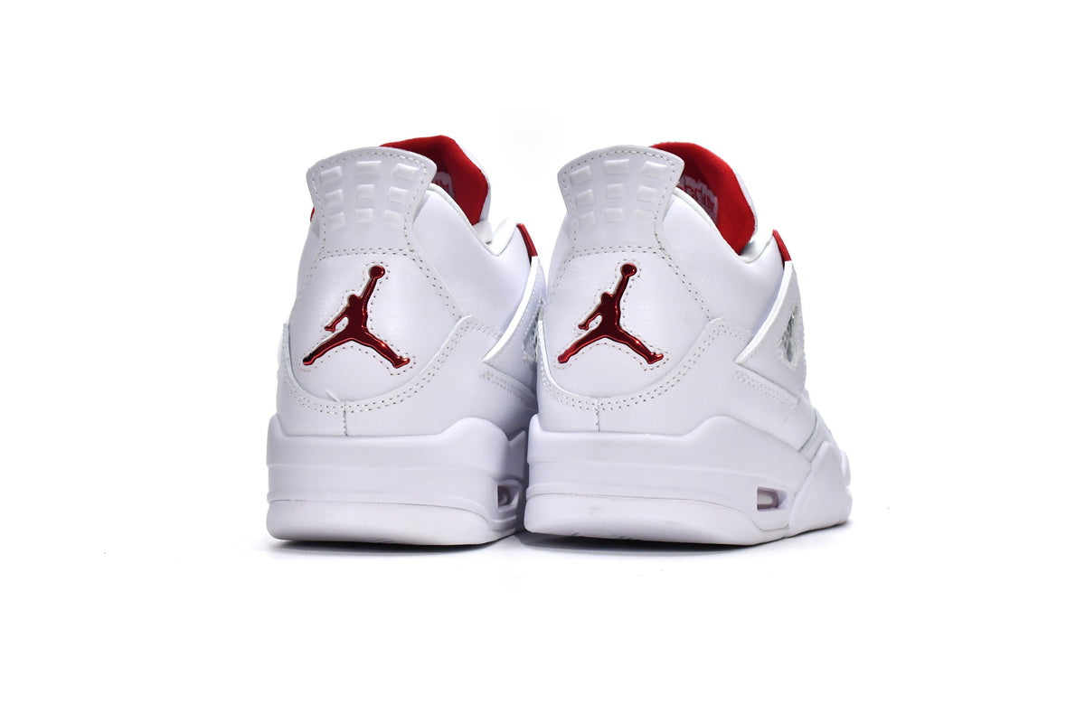 Air Jordan 4 RetroCT8527-112 White/Metallic Silver-University Red - TruVybe Essentials