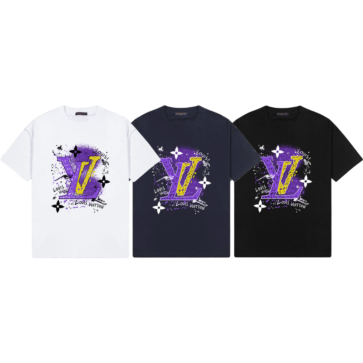 Luxury Graffiti-Style Graphic T-Shirt – Street Art Cotton Tee - TruVybe Essentials