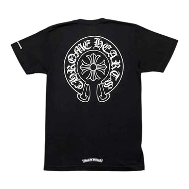 “Horseshoe Logo Pocket Graphic Tee — Black / White Shirt” - TruVybe Essentials
