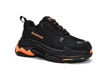 536737 W2FA1 9188 Triple-Layer Chunky Sneaker – Black Orange Edition - TruVybe Essentials