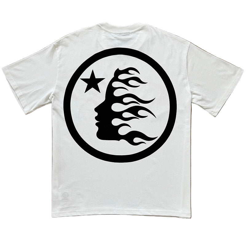 Sport Gel Graphic T-Shirt White & Red – Vintage Streetwear Tee - TruVybe Essentials