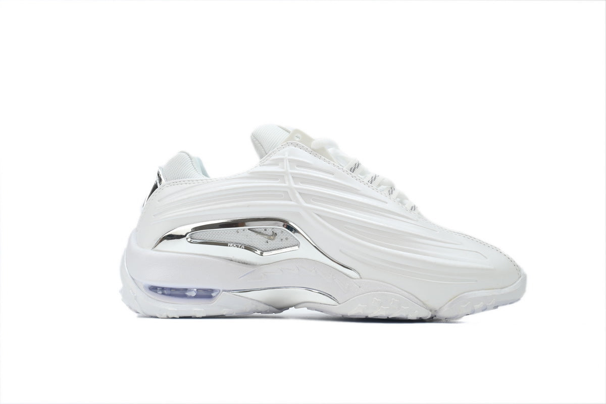 White sneaker on a white background