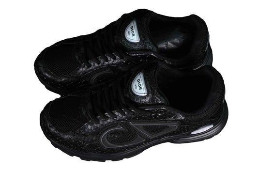 “All-Black B30 Alligator Sneaker — Premium Designer Style” - TruVybe Essentials
