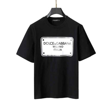 Black & White Graphic Motif Cotton Jersey Tee — Regular Fit - TruVybe Essentials