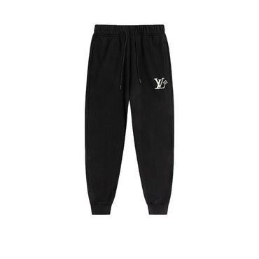 Luxury Graphic Jogger Pants – Black Premium Streetwear Fit - TruVybe Essentials