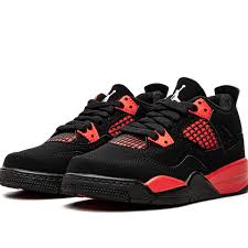 AJ 4 Retro Red Thunder – Black/Red OG Sneaker