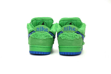 CJ5378-300 Fuzzy Low Skate Sneaker – Green Bear Collector Edition - TruVybe Essentials