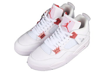 “Red Metallic Retro Style Sneaker – CT8527-112 White & Red Edition