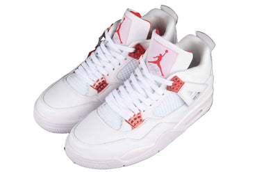 “Red Metallic Retro Style Sneaker – CT8527-112 White & Red Edition - TruVybe Essentials