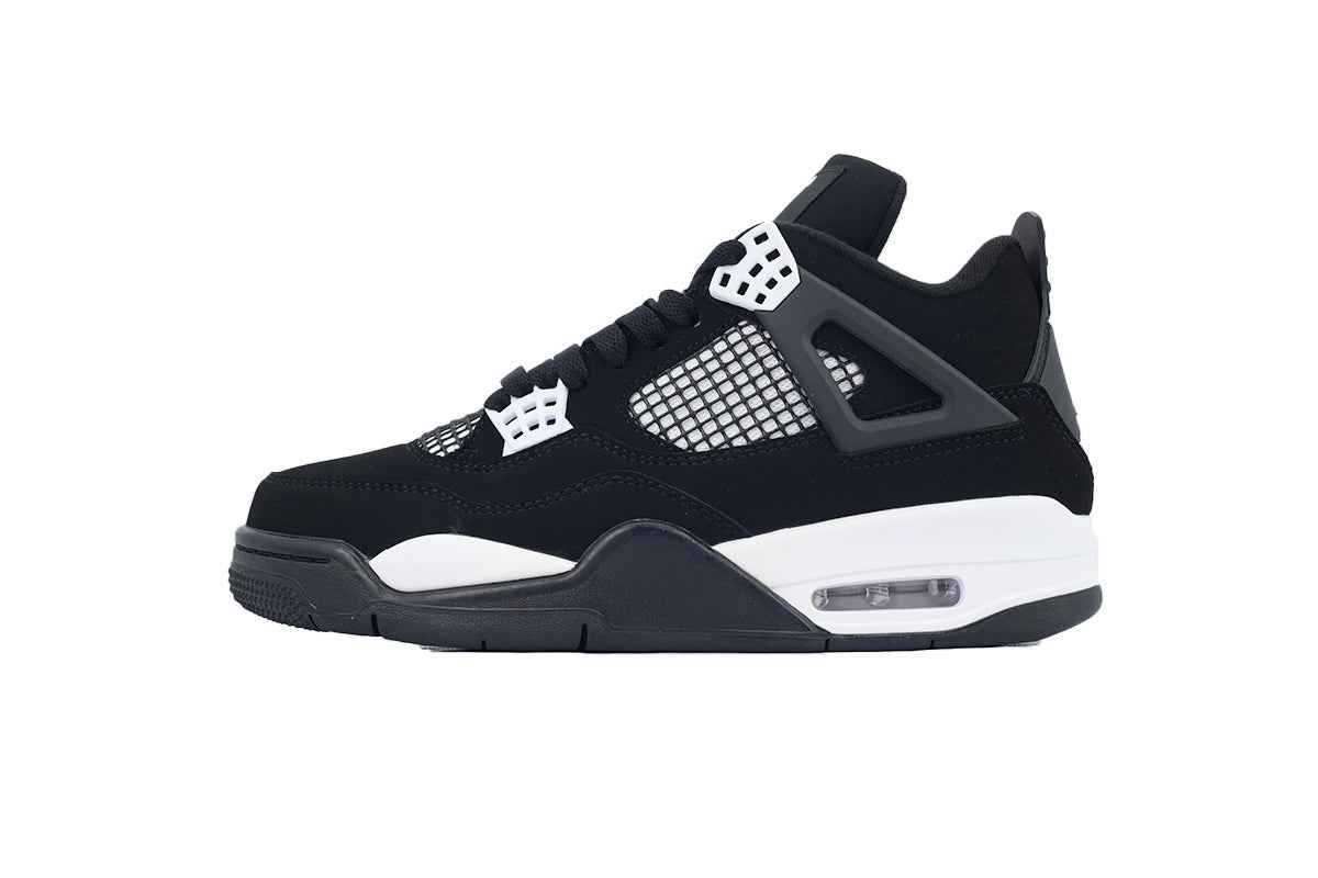 Black & White Contrast Runner — “White Thunder” Graphic Sneaker - TruVybe Essentials