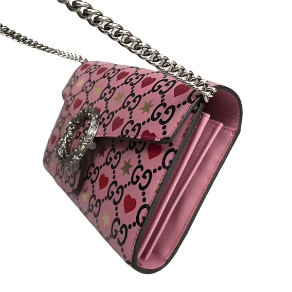 Gucci 401231 Gucci Dionysus GG Mini Chain Bag Pink - TruVybe Essentials