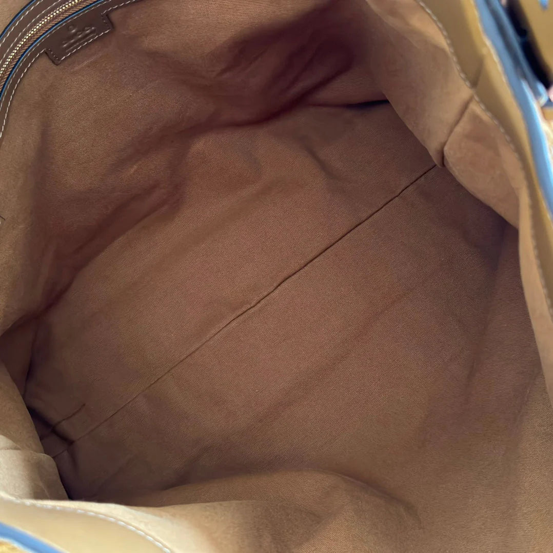 Beatrix Handbag 40 Caramel Brown Suede