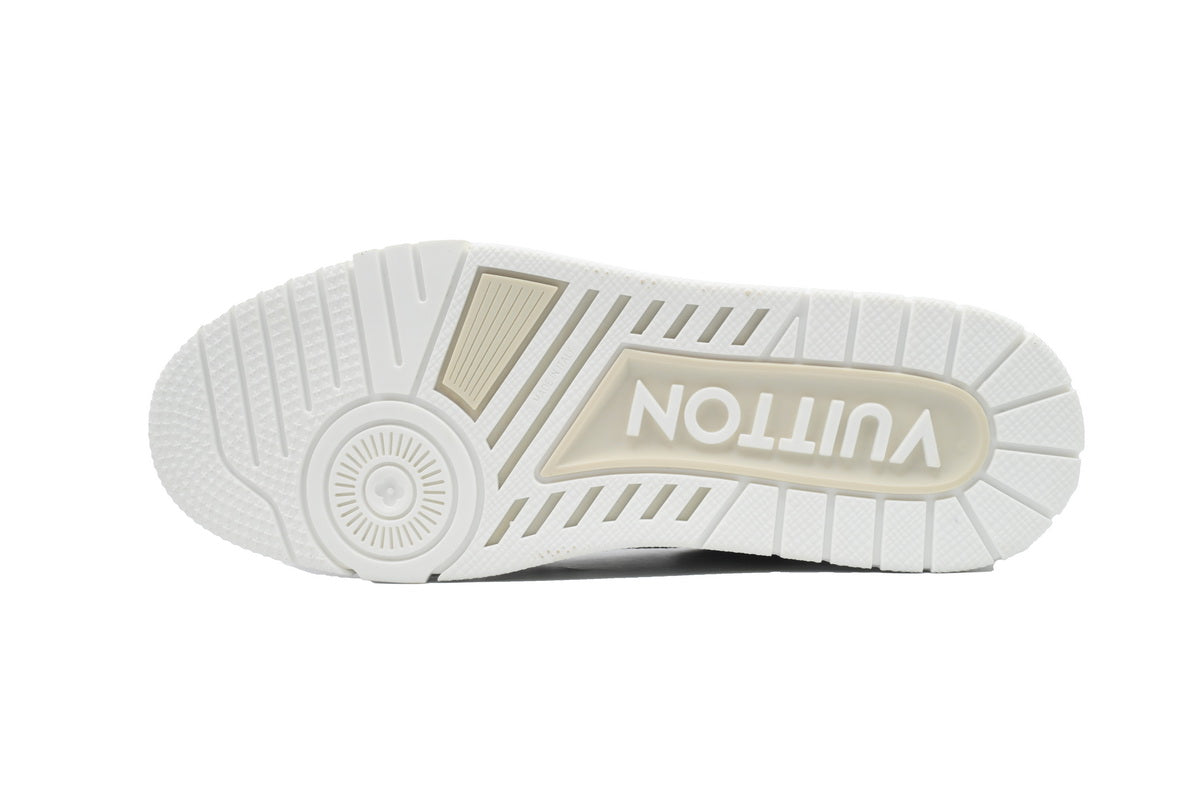 Louis Vuitton Louis Vuitton Trainer Low 'Striped Mini Monogram - Beige' / Cream - TruVybe Essentials