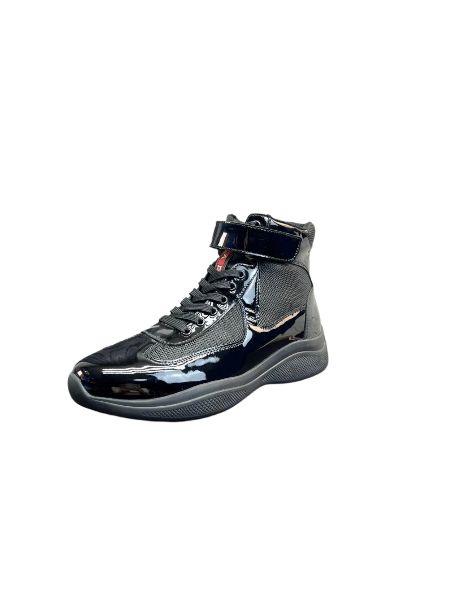 PRADA America's Cup Bike High Top Sneaker Boot Nero - TruVybe Essentials