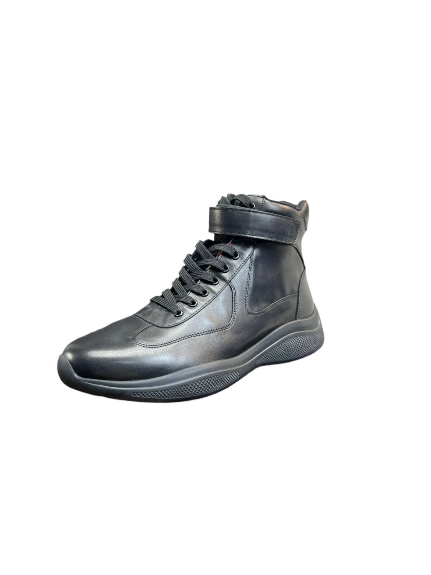 Prada Americas Cup High Boot Matte Black - TruVybe Essentials