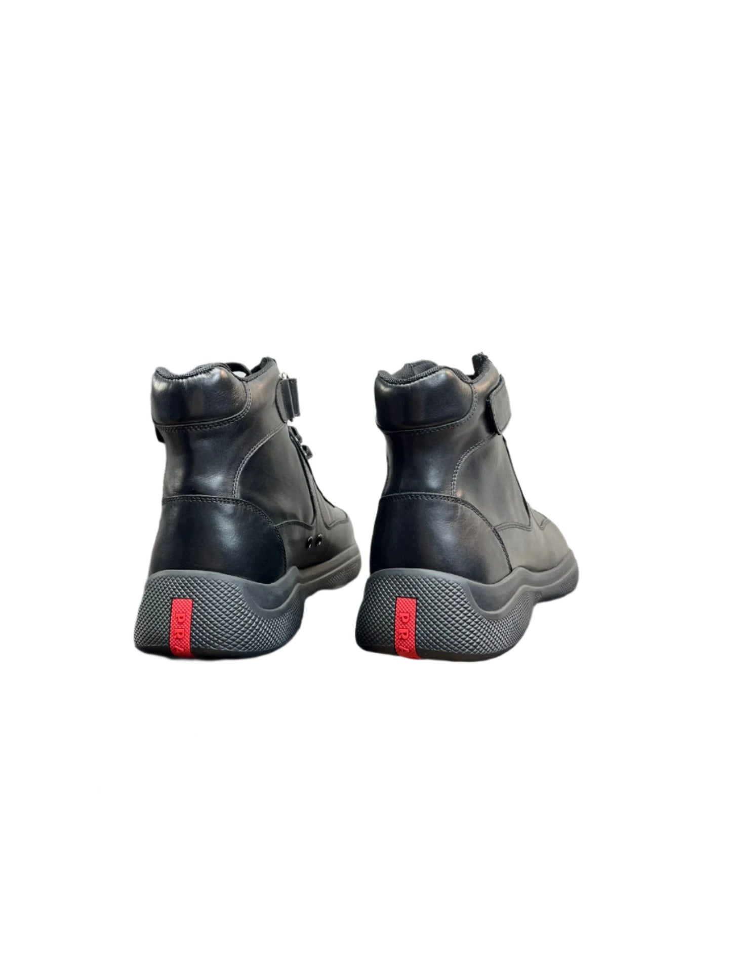 Prada Americas Cup High Boot Matte Black - TruVybe Essentials