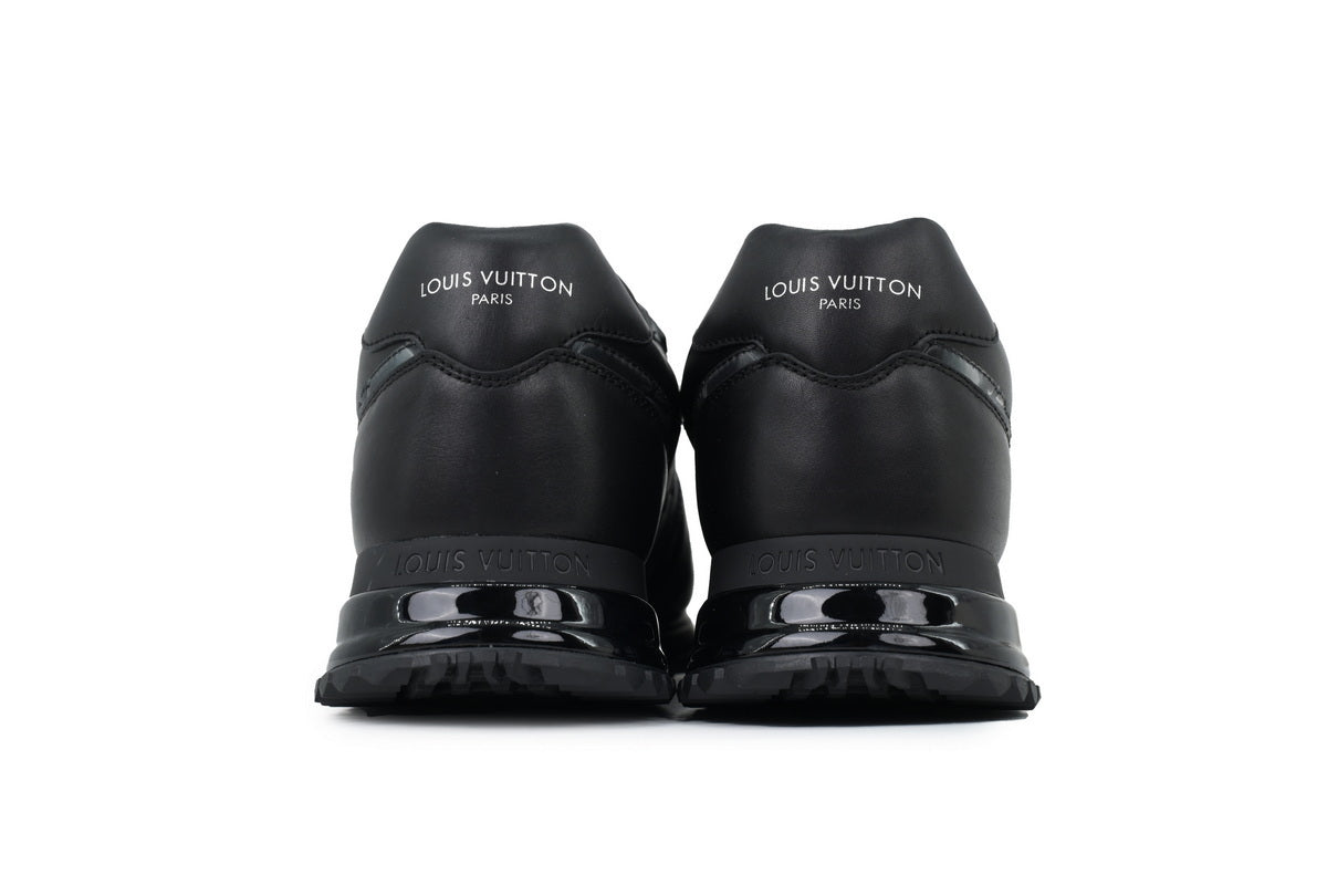 back black leather sneaker