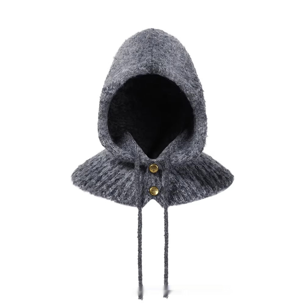 Women’s Tie-Dye Balaclava Hat – Warm Ear-Protecting Hat & Scarf in One