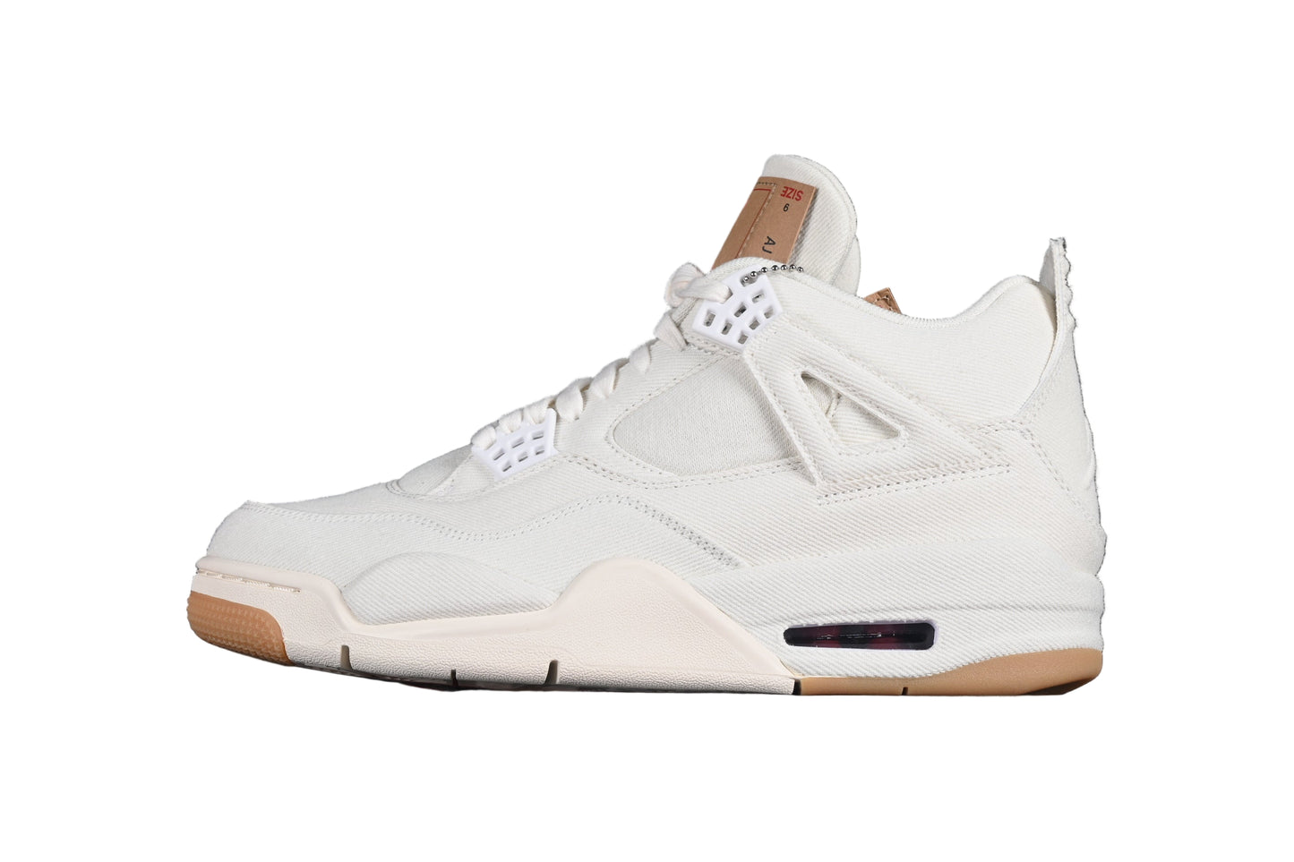 “White Denim Crossover Retro Sneaker – Style AO2571-100”