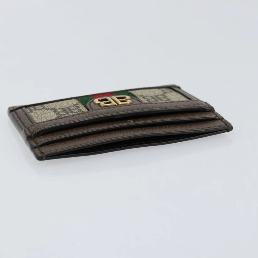 BB Hacker Project GG Collaboration Card Case Leather Auth