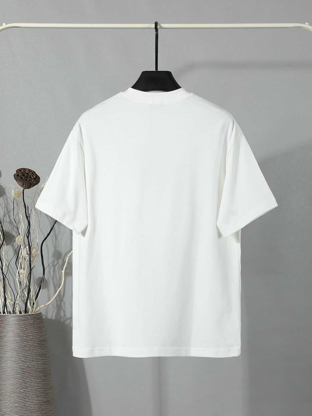 Embroidered Logo Crew Neck T-Shirt