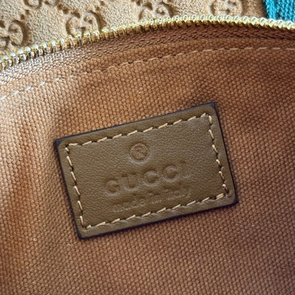 2025 Giglio SmallTote Bag 25cm Brown Red Suede Canvas
