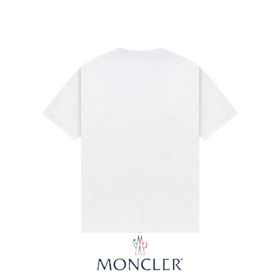 Monclear Logo  T Shirt Black/White - TruVybe Essentials