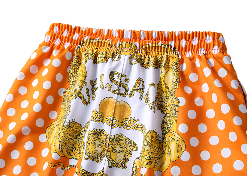 Drawstring Elastic Shorts all over logo – Luxury Comfort & Iconic Style