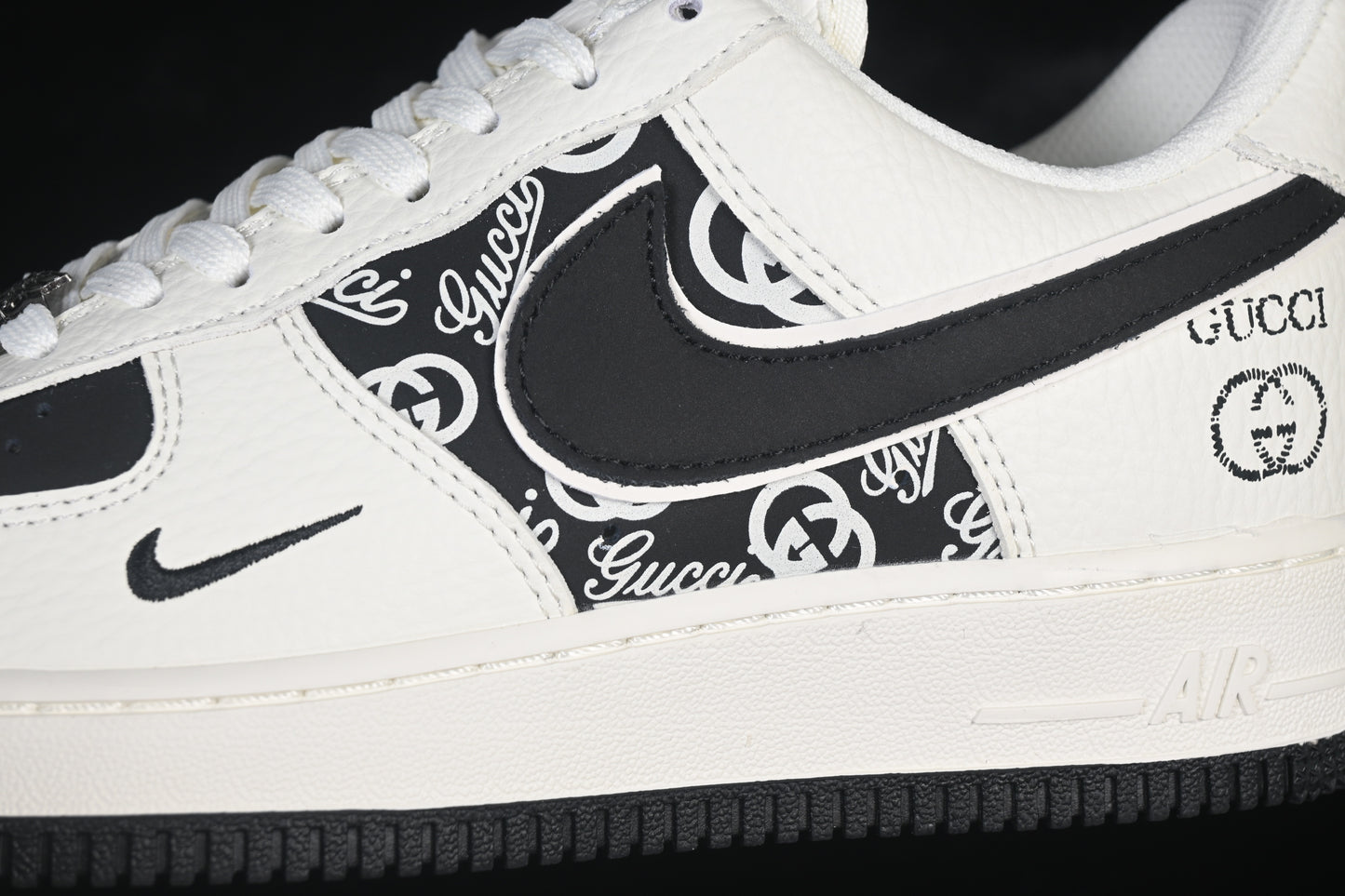 Custom Low-Top Sneaker – Black & White