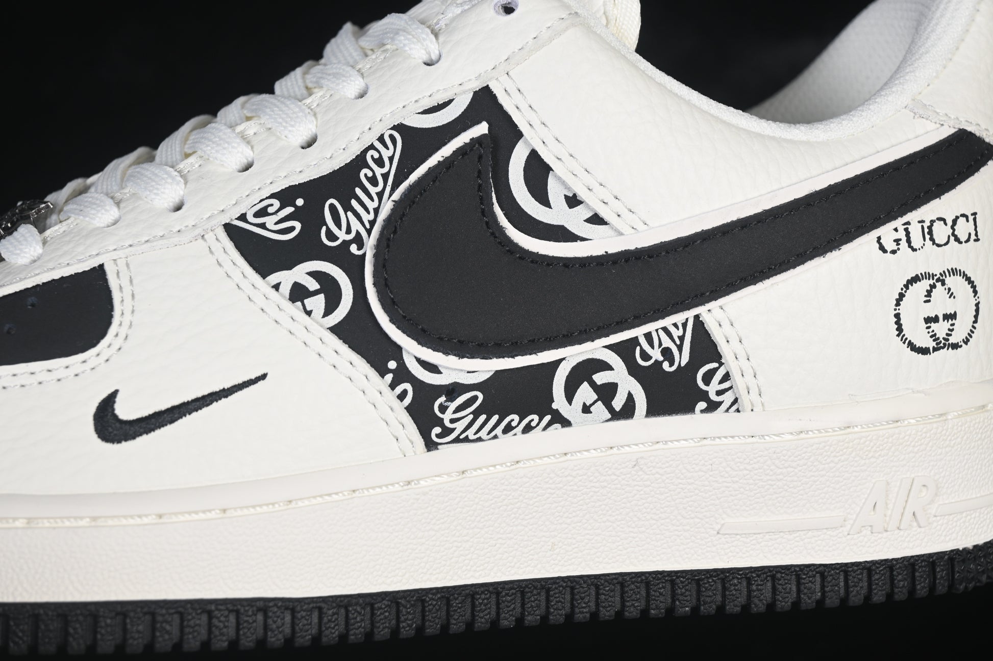 Custom Low-Top Sneaker – Black & White